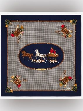 Club 7 Echo Silk Equestrian Scarf